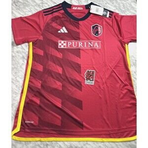 Adidas MLS St. Louis City SC Purina 2023-24 Soccer Jersey Women's XL HT9050